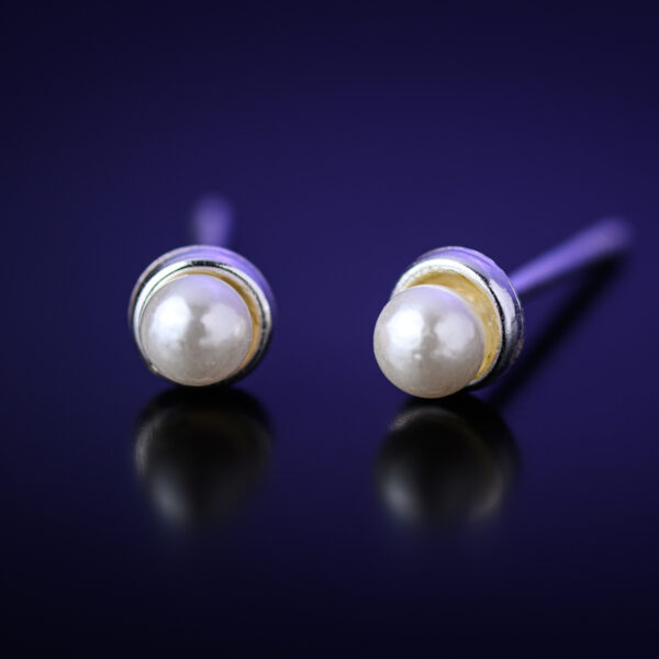 Pendientes Perla 3,5mm - Imagen 2