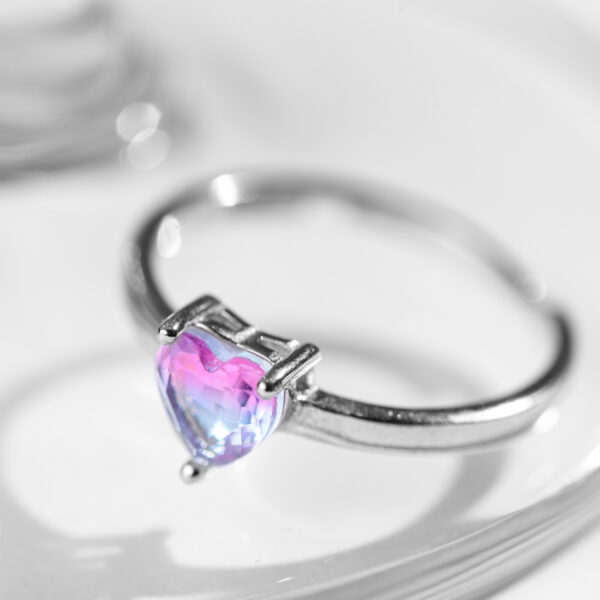 Anillo Corazón Rosa - Imagen 5