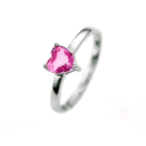 Anillo Corazón Rosa - Imagen 3